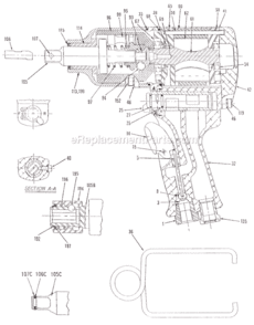 Part Location Diagram of CA143643 Chicago Pneumatic Liner